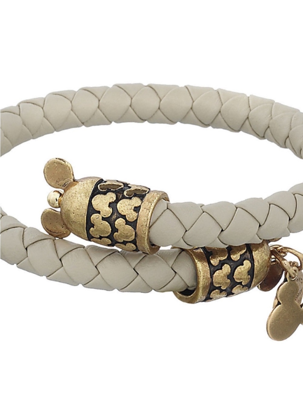Alex and Ani Disney Stores MICKEY LEATHER WRAP Vintage 66
